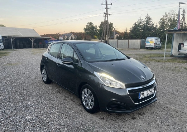 Peugeot 208 cena 25500 przebieg: 146150, rok produkcji 2015 z Międzychód małe 92